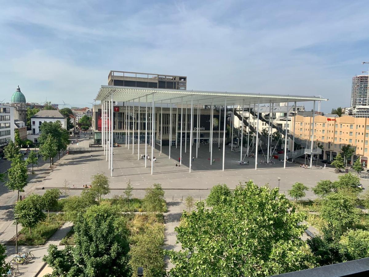 Theatersquare Apt Terrace Cityview Антверпен Екстериор снимка